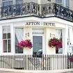 Entrance of Afton Hotel Eastbourne